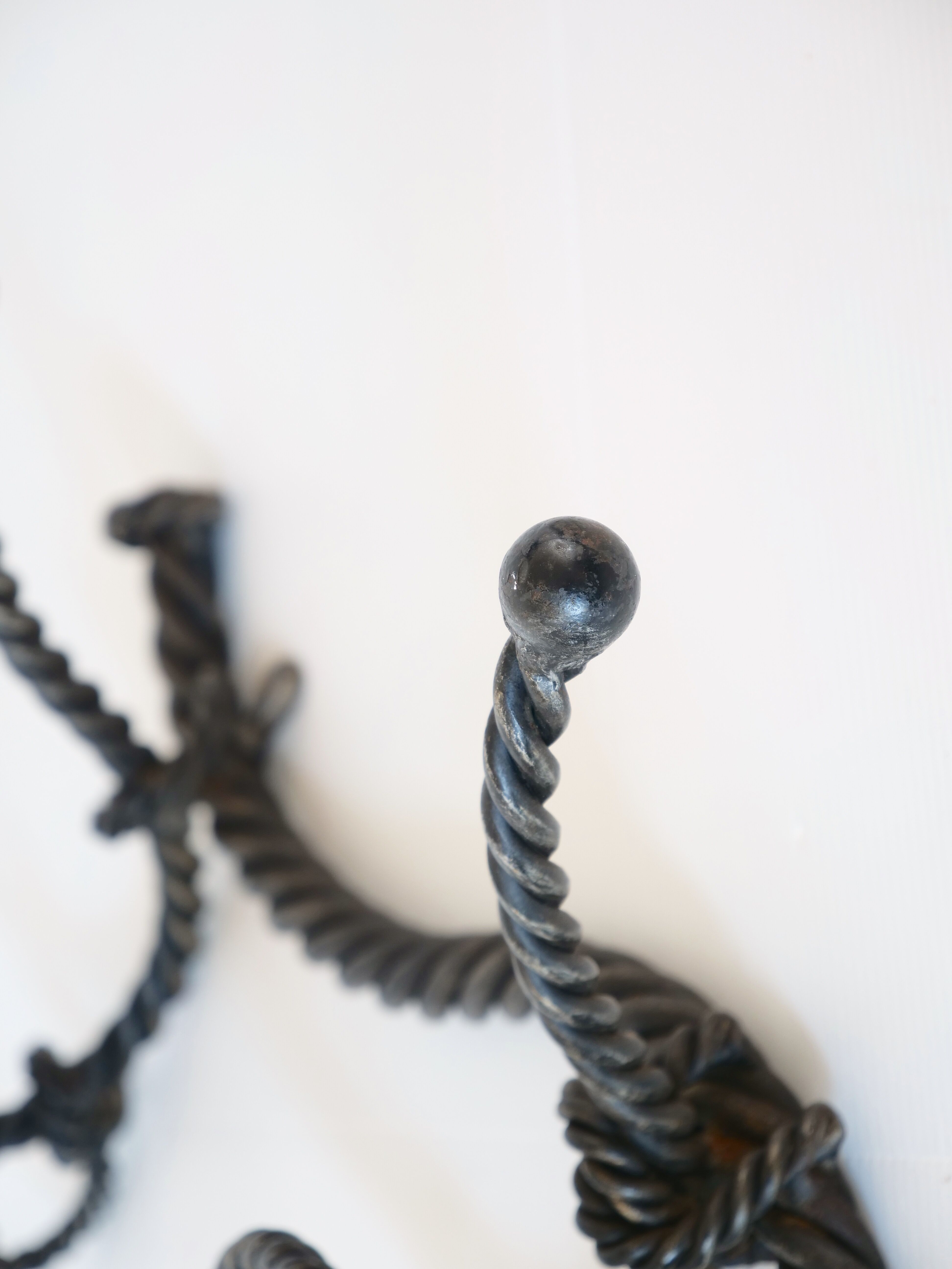 Marine decoration wrought iron coat rack