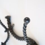 Marine decoration wrought iron coat rack