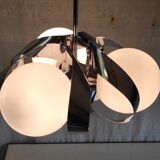 Lustre Space-Age in chrome and opaline - 1970s