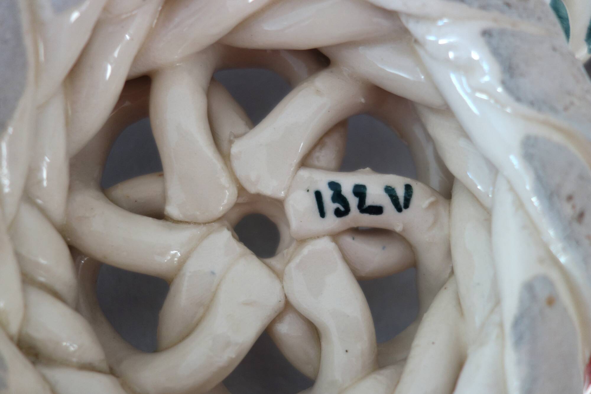 Woven ceramic bowl, Vallauris, France