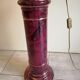 Living room lamp on column
