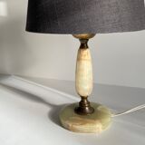 Lamp feet in vintage onyx stone