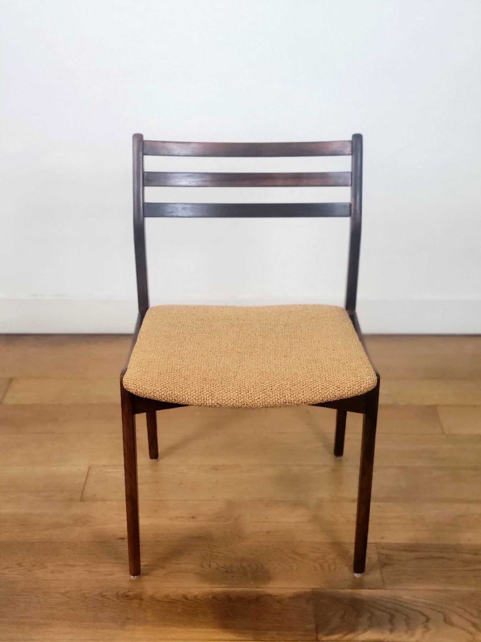 Set of 4 vintage Danish chairs by Vestervig Eriksen in rosewood