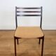 Set of 4 vintage Danish chairs by Vestervig Eriksen in rosewood