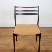 Set of 4 vintage Danish chairs by Vestervig Eriksen in rosewood