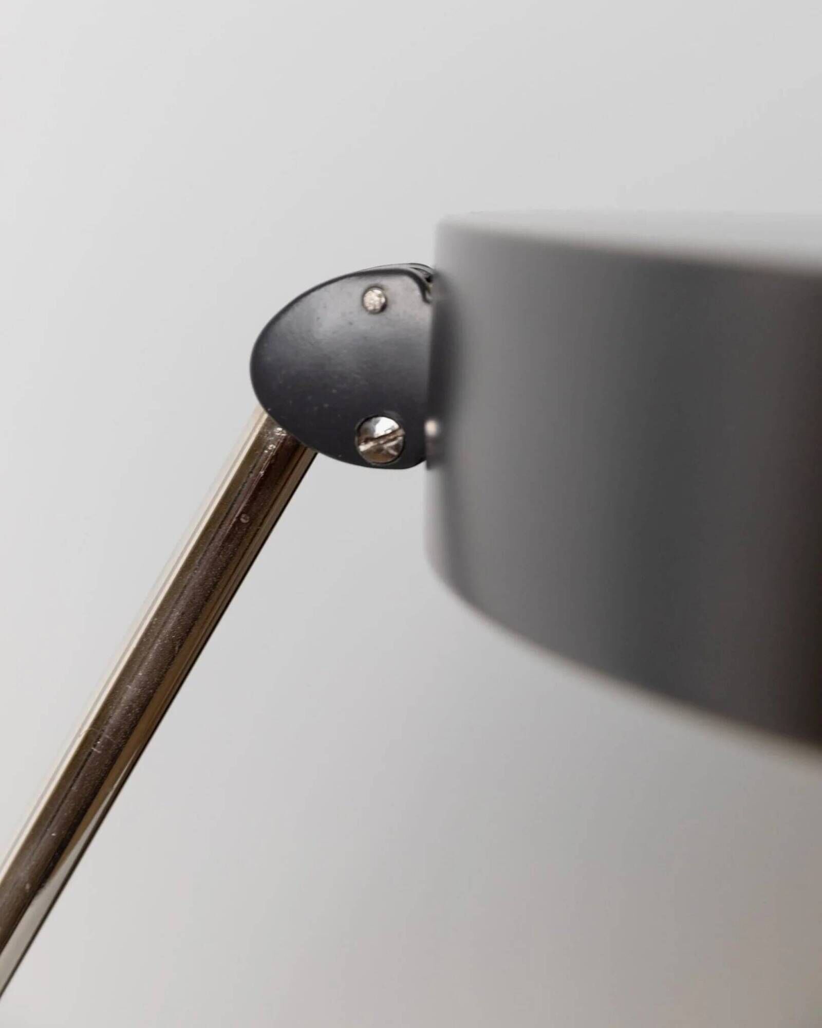 Anthracite Kaiser Idell Table Lamp 6658 in Matte Metal with Chrome Arm – Vintage Mid-Century Bauhaus Design
