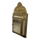 Wall cabinet / vintage mirror in gilded brass