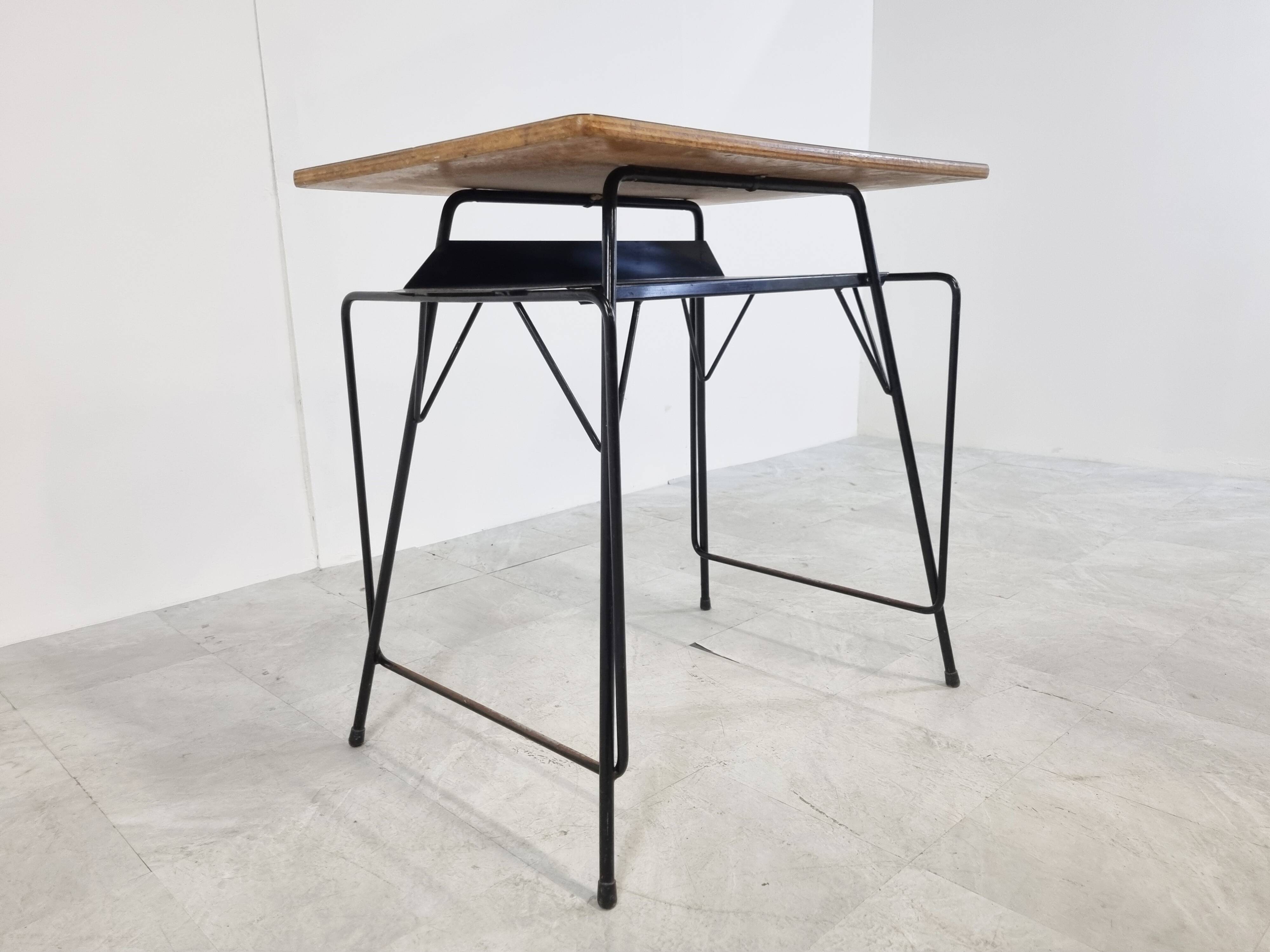 Vintage desk by Willy Van Der Meeren for Tubax, 1950s