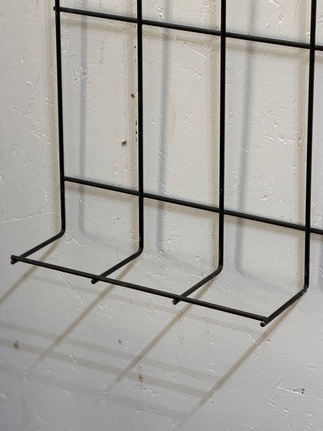 Metal wall coat rack from the 50s/60s.