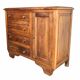 Commode tiroirs et placard années 50
