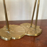 Pair brass birds 31 cm