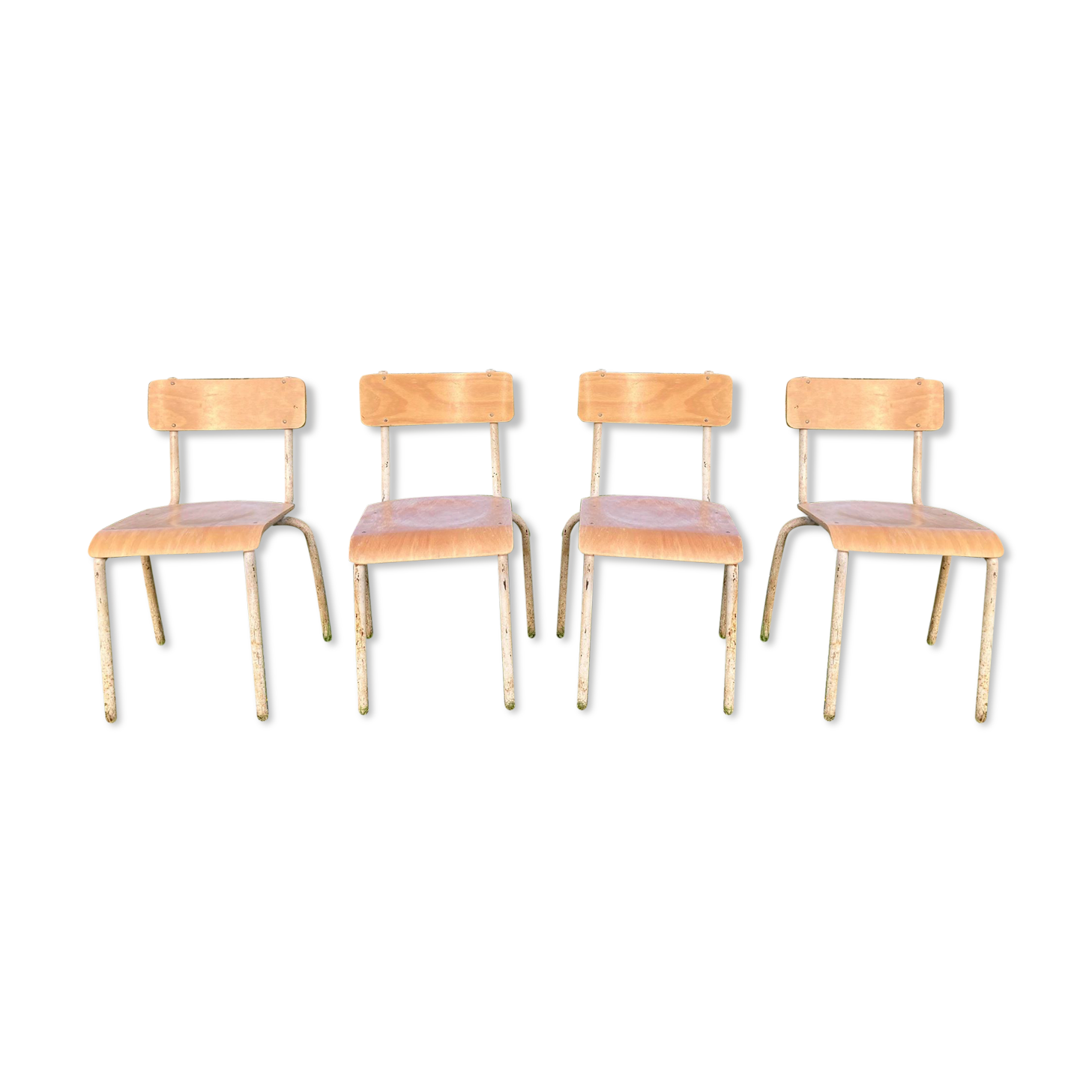 Lot of school chairs
