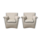 Pair of armchairs Laurianetta Afra and Tobia Scarpa, B-B Italia 1978