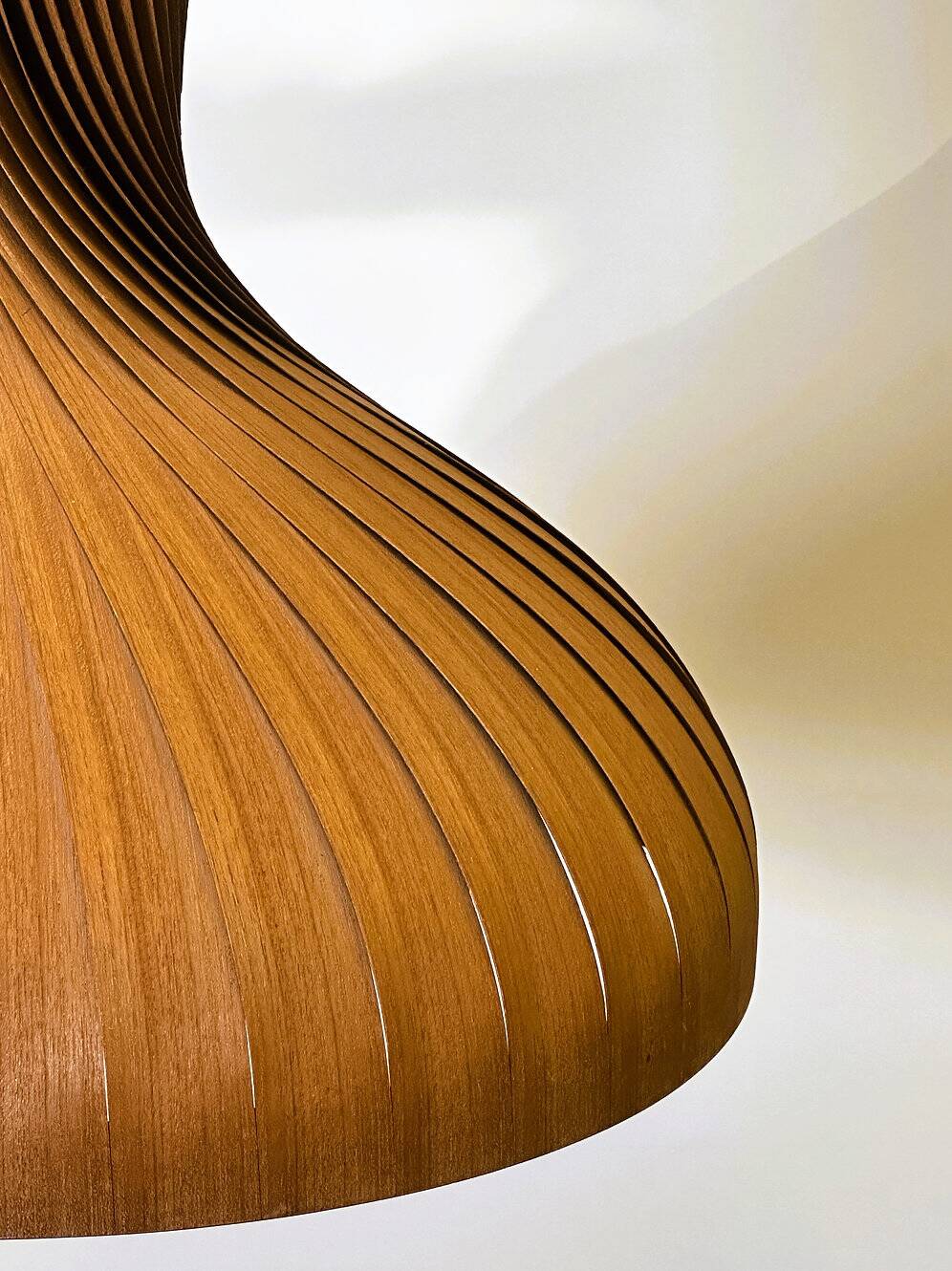 Swirling pine pendant by Hans-Agne Jakobsson, Sweden, 1960s.