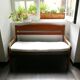 Banquette anglaise en teck