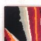 Vintage wall hanging, tapestry Fire 76 x 135 cm, 70s