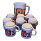 Pitcher and 8 mobil cups