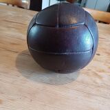 Ballon de Foot ancien en cuir