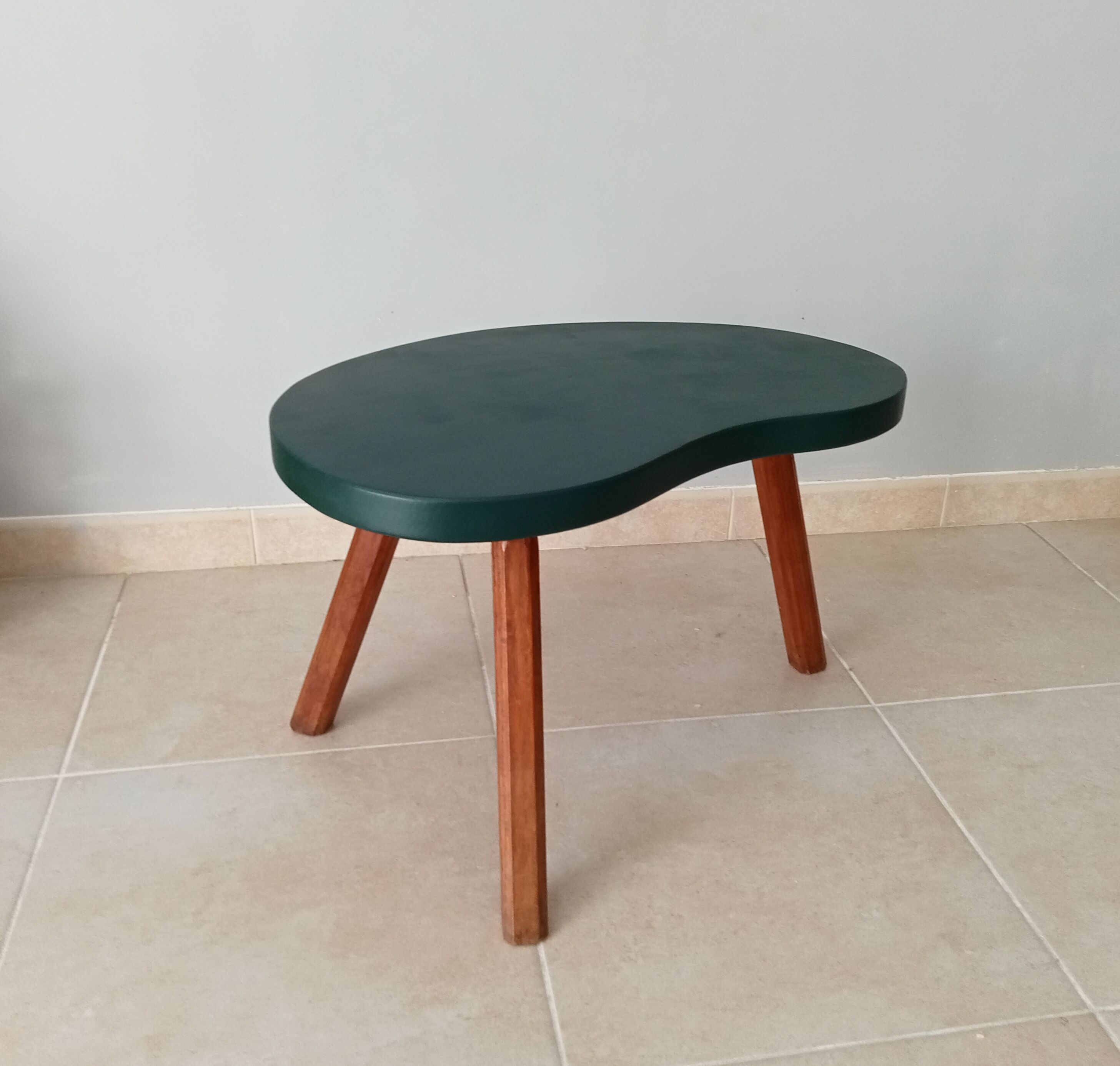 Vintage coffee table solid oak bean 60s /70