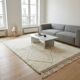 Berber rug with white diamonds
