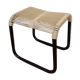 Vintage scoubidou metal tabouret