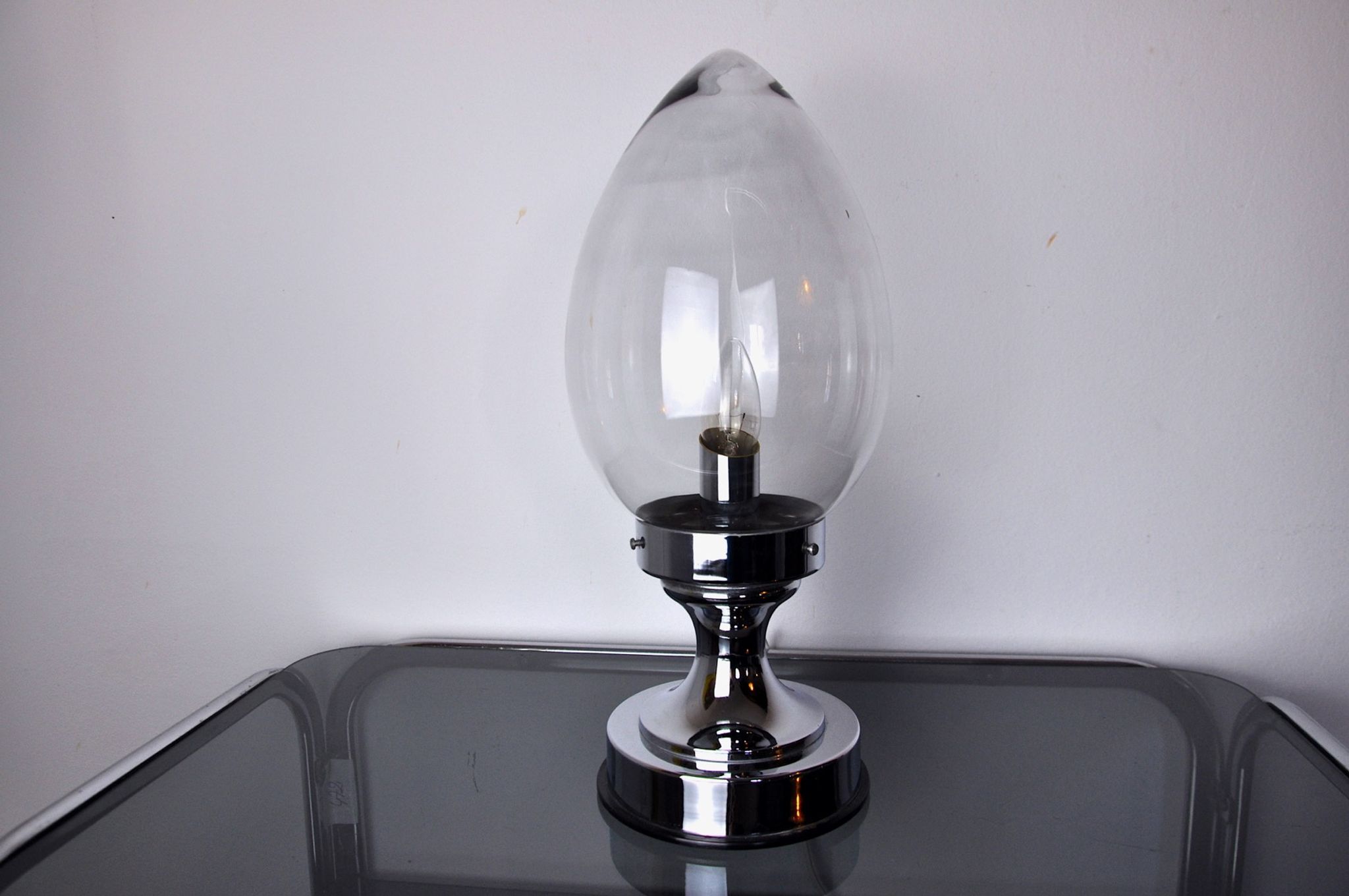 Lampe Membrane en verre de Murano, Italie, 1960