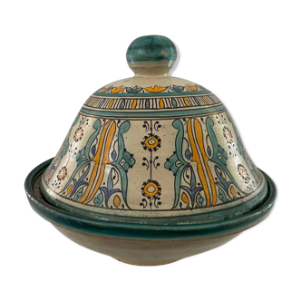 Chqala and its lid Tunisia nineteenth early twentieth