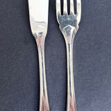 Christofle silver-plated fish cutlery (24 pieces)