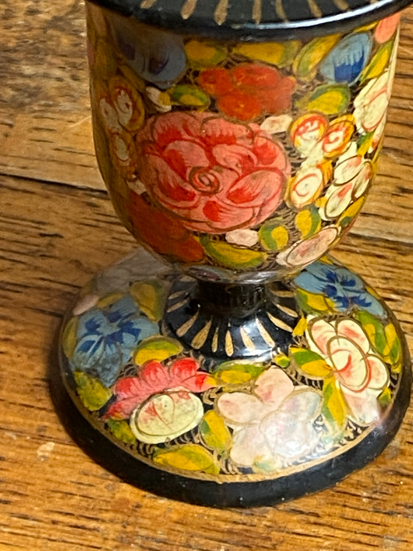 Kashmiri candlestick pair