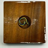 60s 70s lamp light wall lamp wood metal Space Age Design 60s 70s