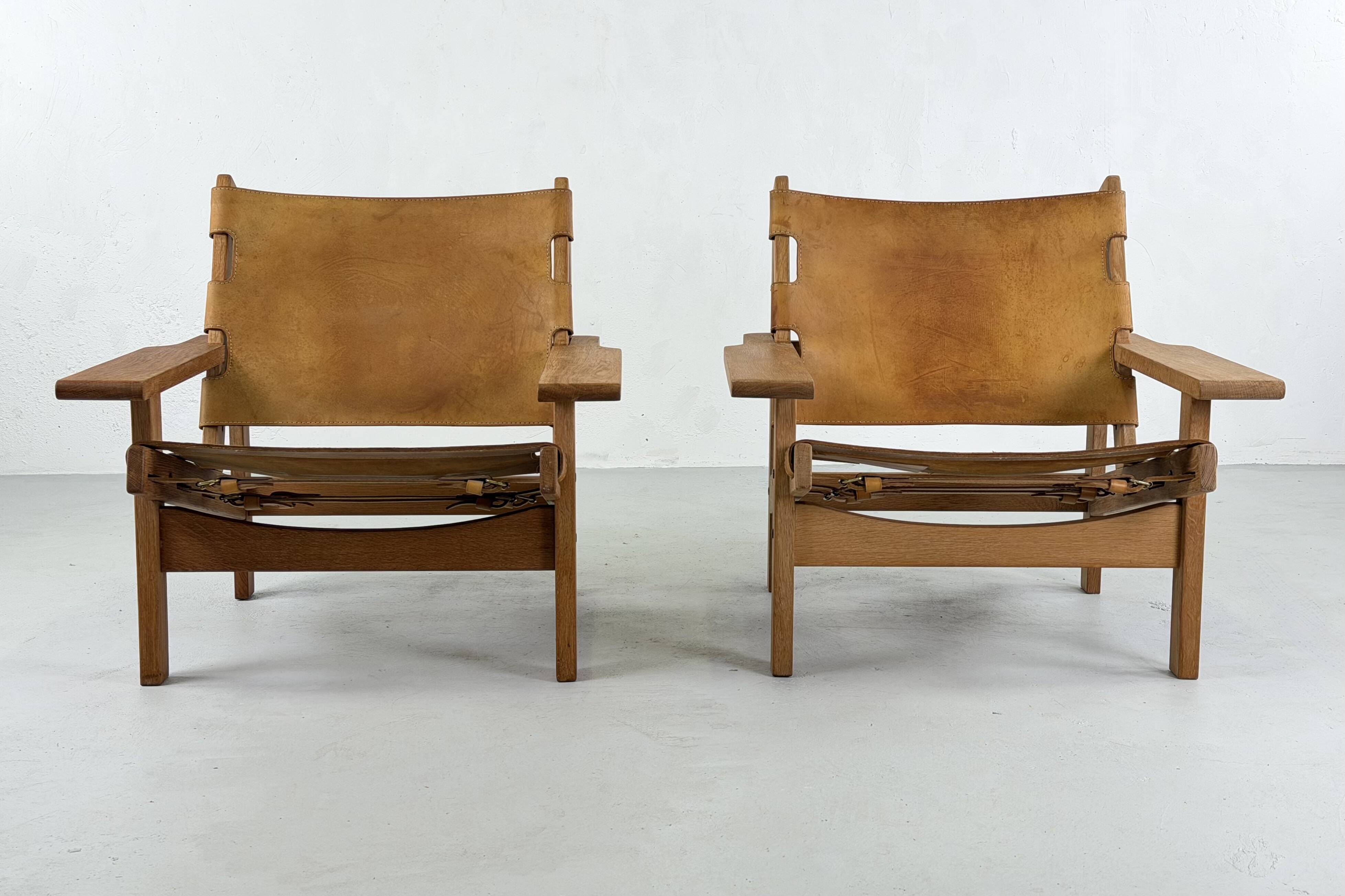 Armchairs model 168 "Jadtstol" by Kurt Østervig for KP Mobler - 1960s