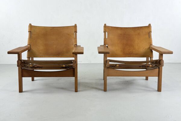 Fauteuils modèle 168  '' Jadtstol''  par Kurt Østervig pour KP Mobler-1960s