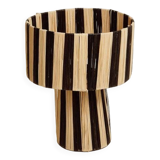 Raffia pendant light, raffia hanging lampshade
