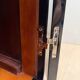 Art Deco sideboard in black lacquer, nickel, marble and mahogany, 1930s