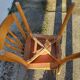 Pair of monobloc bistro chairs