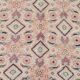 Tapis persan vintage, motif floral saumon-rouge, laine nouée à la main, 297 x 385 cm