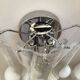 White and transparent “selle” murano glass wall sconces