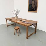 Table de ferme en hêtre XL