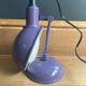 Purple desk lamp