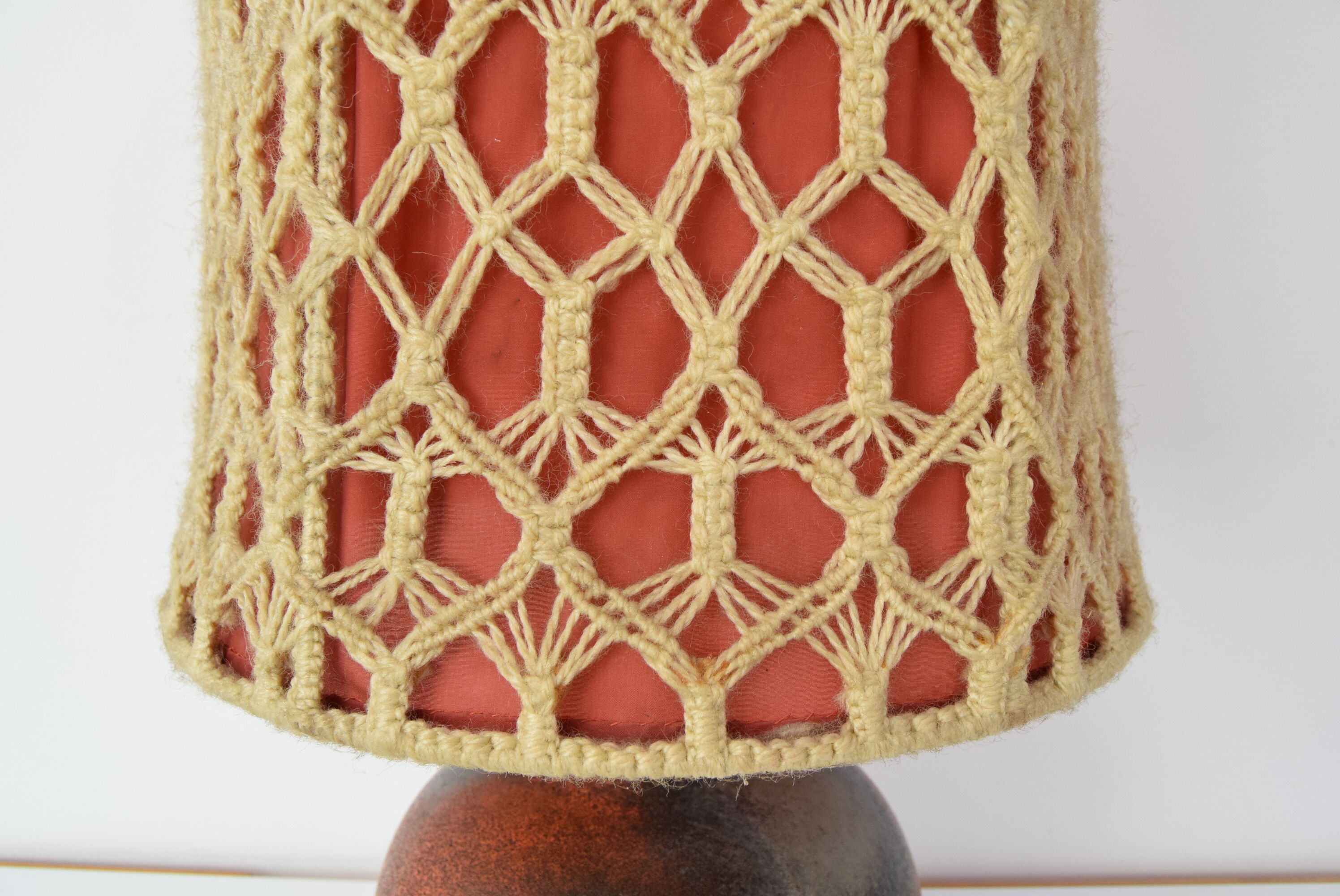 Mid-century Ceramic Table Lamp,1970's.