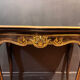 Antique wooden and brass game table – Timeless elegance