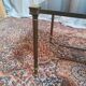 Vintage brass and glass coffee table