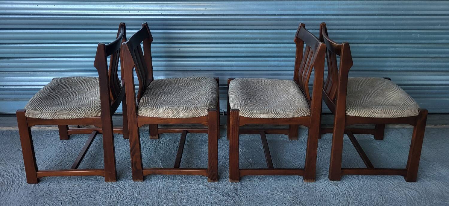 Set of 4 Roche Bobois chairs, seat 212 Vintage