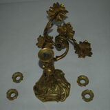 Bougeoir en bronze de style Louis XV