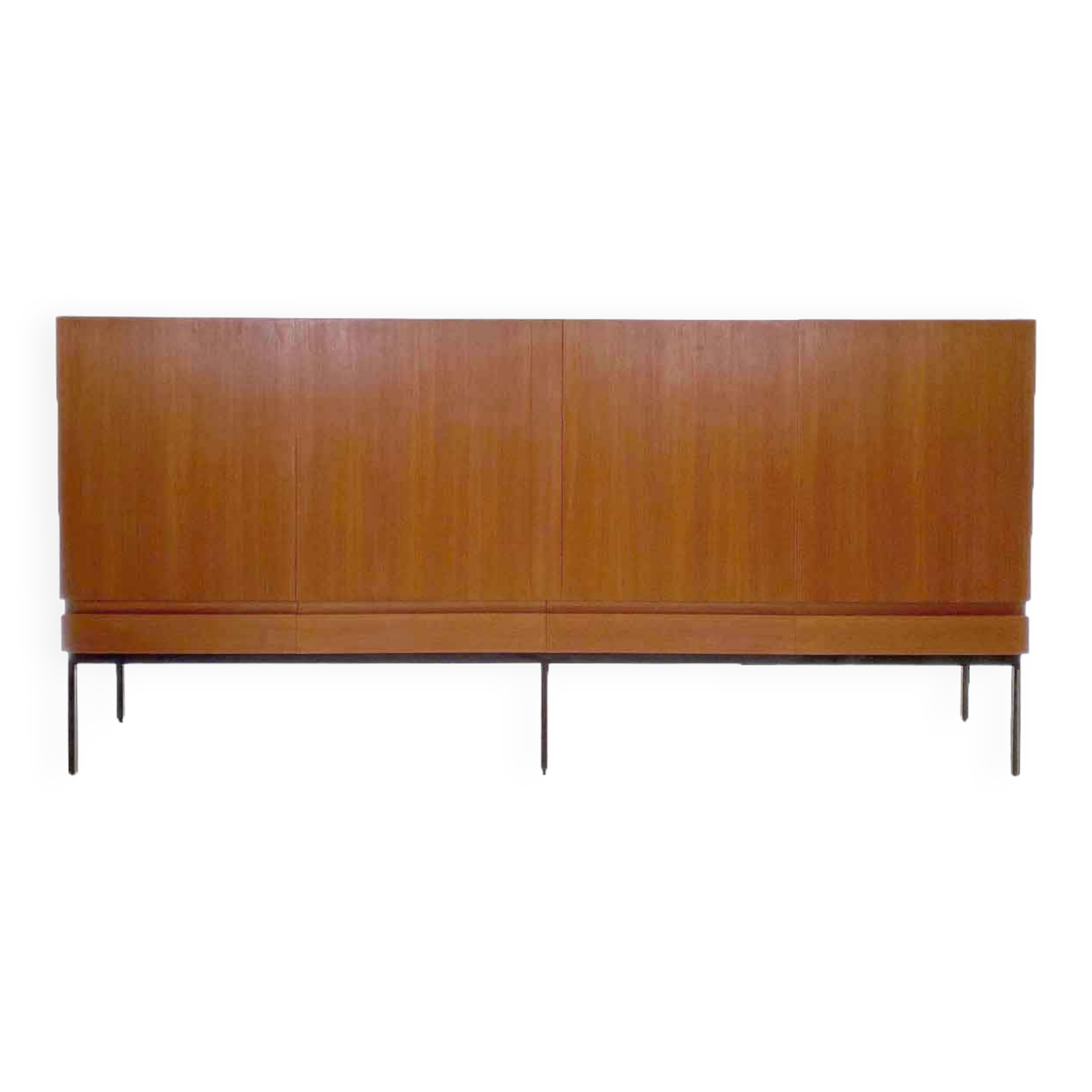 B60 teak highboard by Dieter Waeckerlin for Behr 1950s