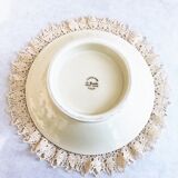 Compotier dish on porcelain piedouche mehun on yevre la gazelle retro