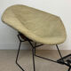 Diamond chair & ottoman by Harry Bertoia for Knoll