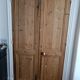 Pair of old molded communication doors