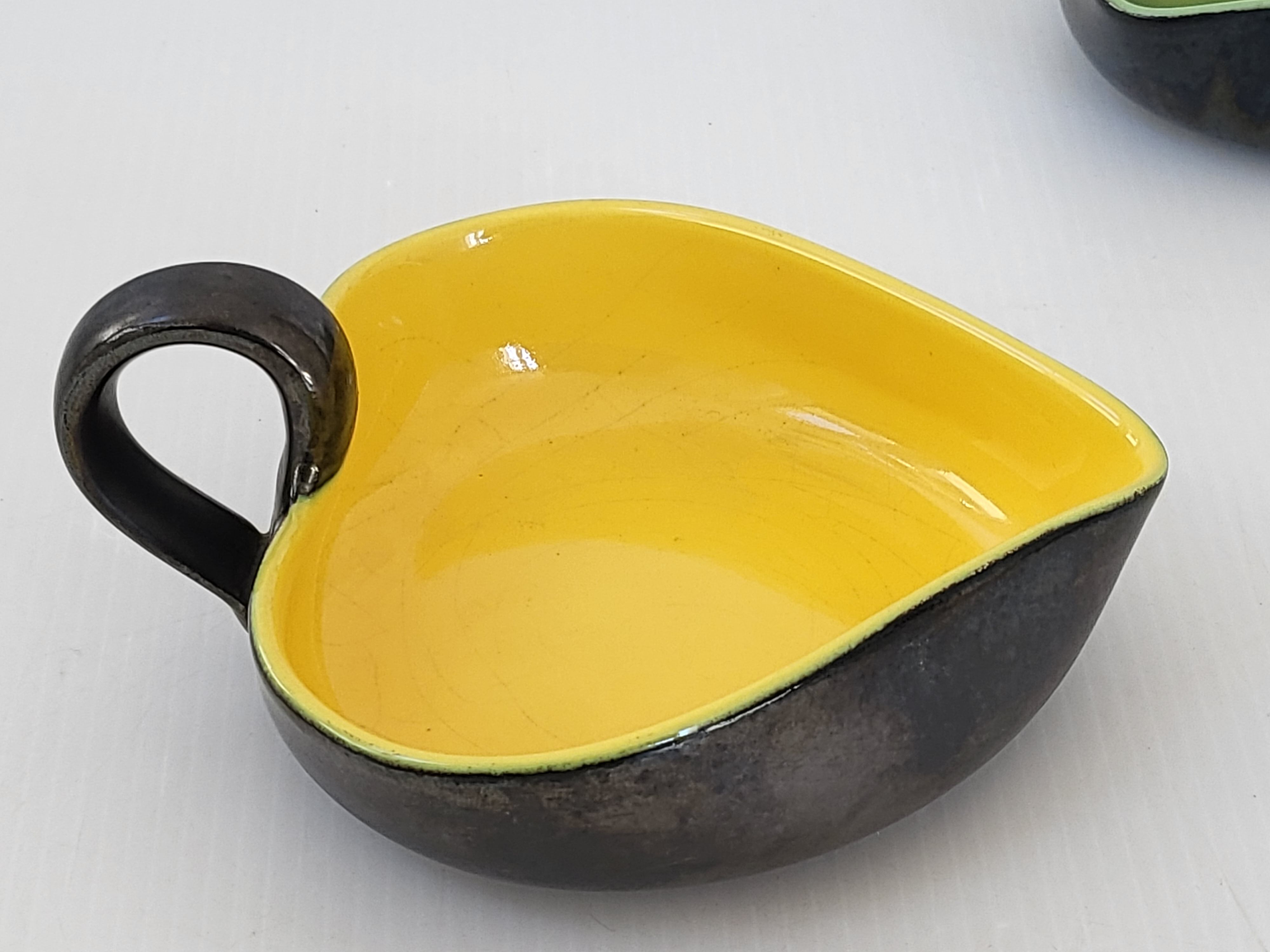 Suite of 3 vintage pocket trays 1950