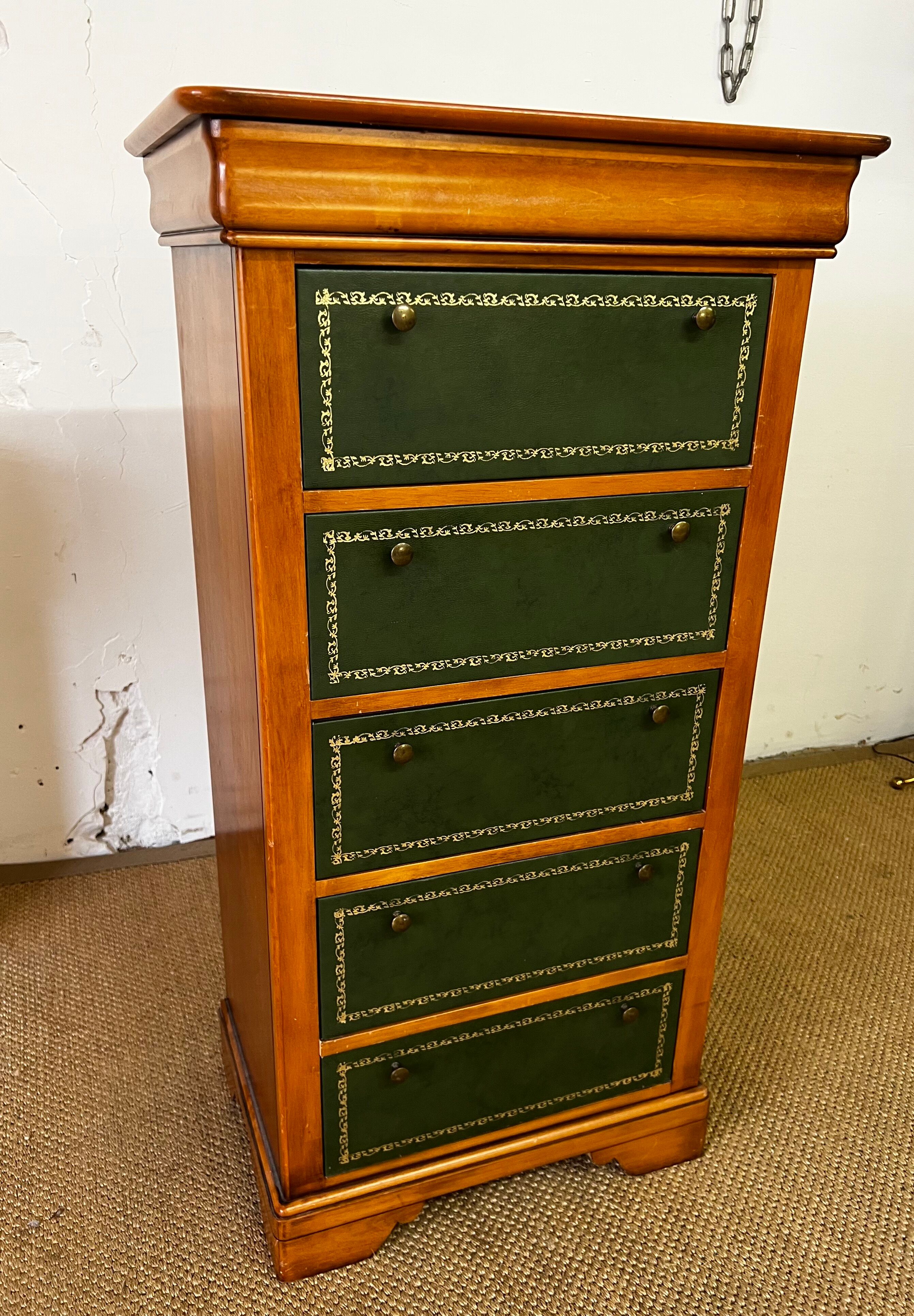 Notary furniture Louis Philippe style cherry wood